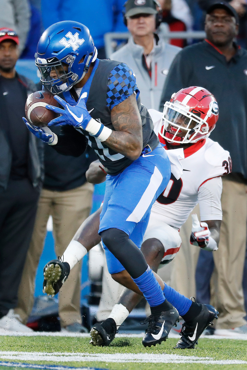 AJ Rose.

Georgia beats UK 34-17.

Photo by Chet White | UK Athletics