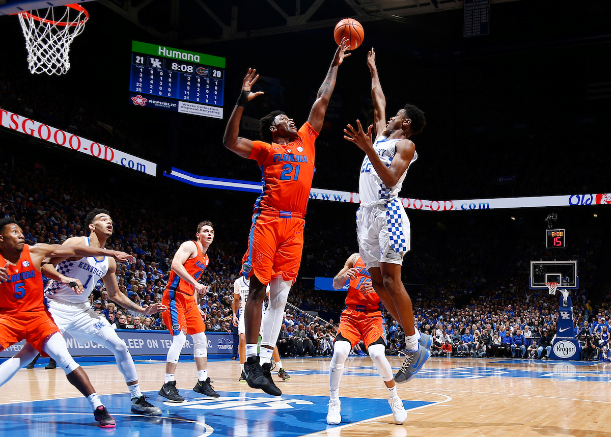 Shai Gilgeous-Alexander.

The University of Kentucky men's basketball team falls to Florida 66-64 on Saturday, January 20, 2018 at Rupp Arena in Lexington, Ky.

Photo by Quinn Foster I UK Athletics