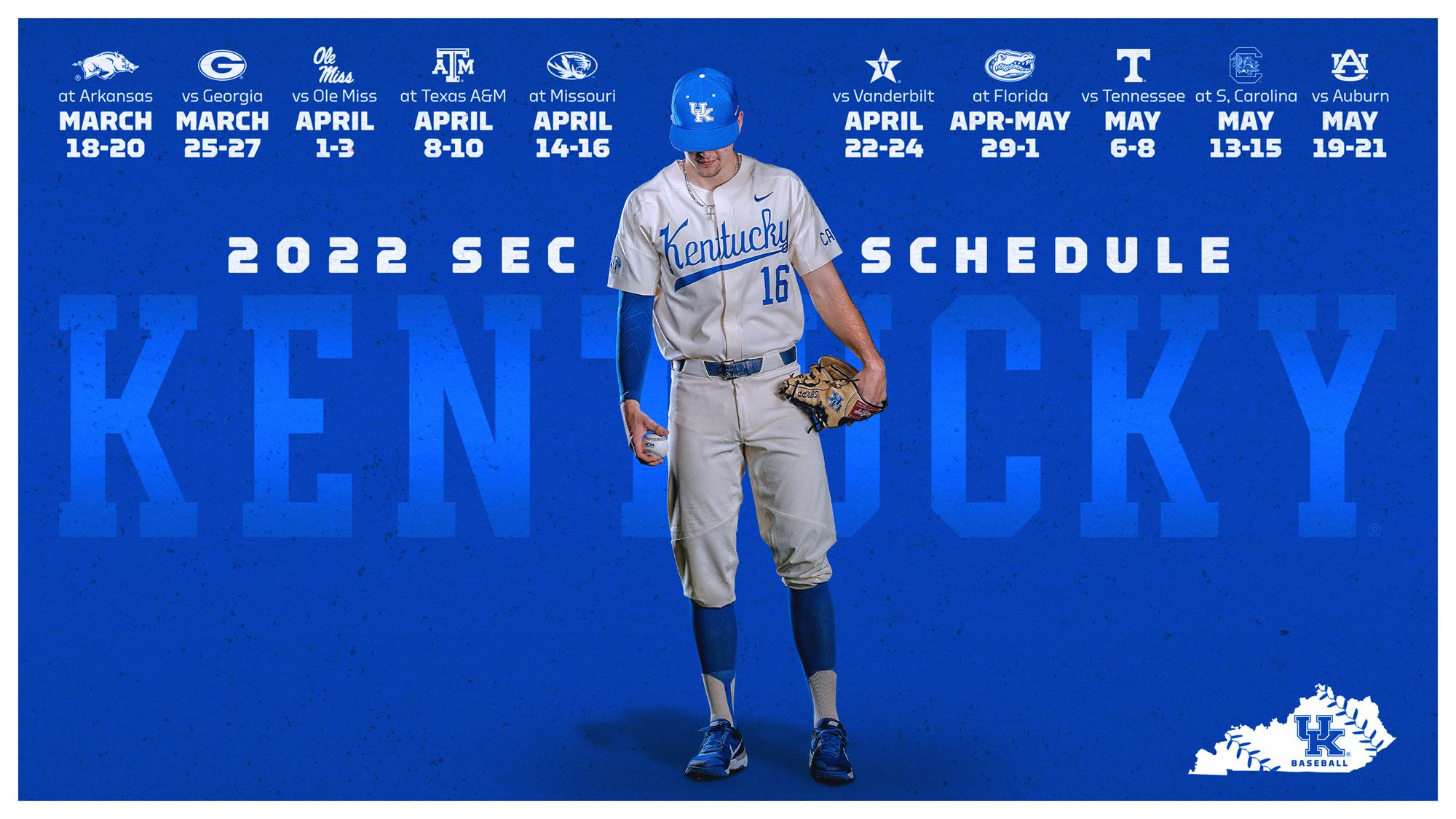 Kentucky Baseball Releases 2022 SEC Schedule