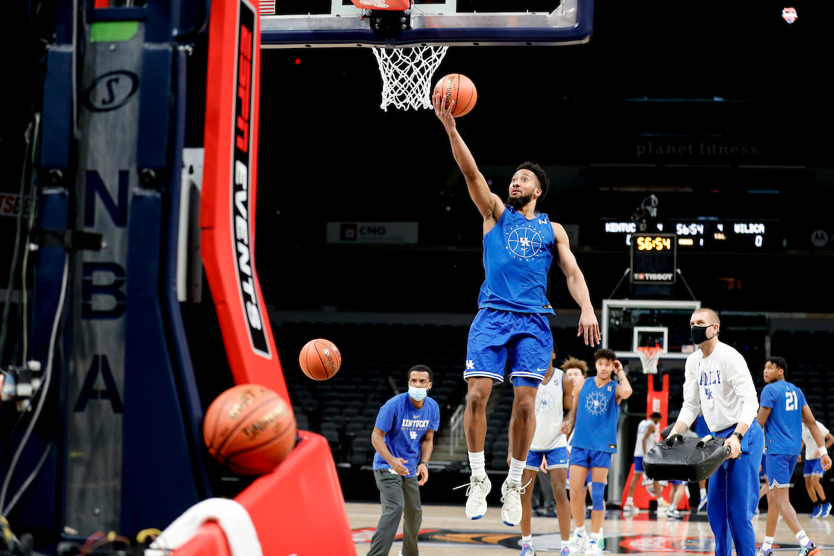 Davion Mintz.

Champions Classic shoot around.

Photo by Chet White | UK Athletics