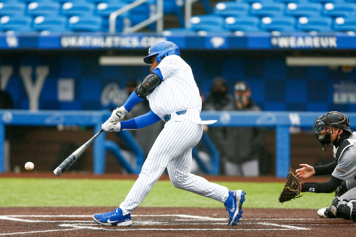 Oraj Anu. 

Kentucky beats Milwaukee, 10-0. 

Photo By Barry Westerman | UK Athletics