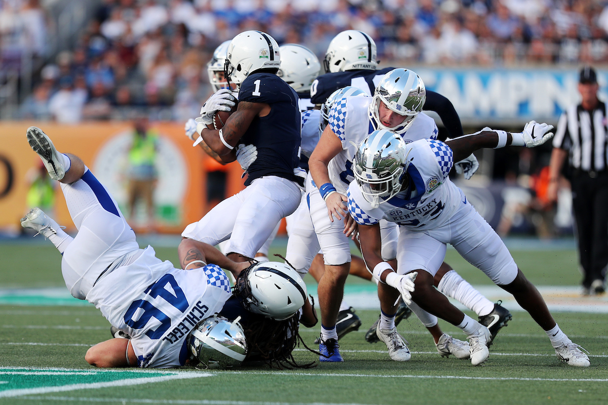 Drew Schlegel
The UK Football team beat Penn State 27-24 in the Citrus Bowl. 

Photo by Britney Howard  | UK Athletics