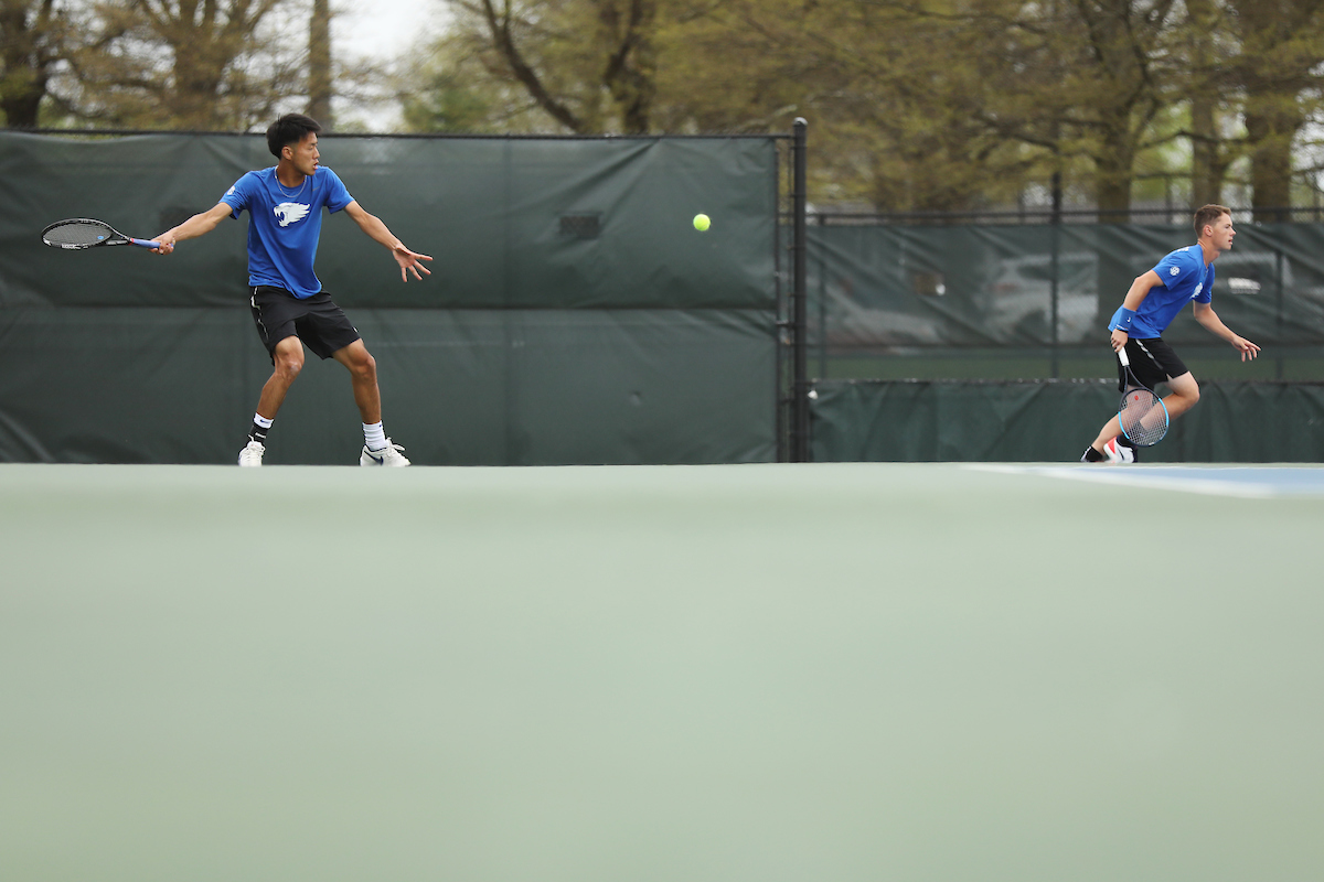 Ryo Matsumura.

University of Kentucky men's tennis vs. Georgia.

Photo by Quinn Foster | UK Athletics