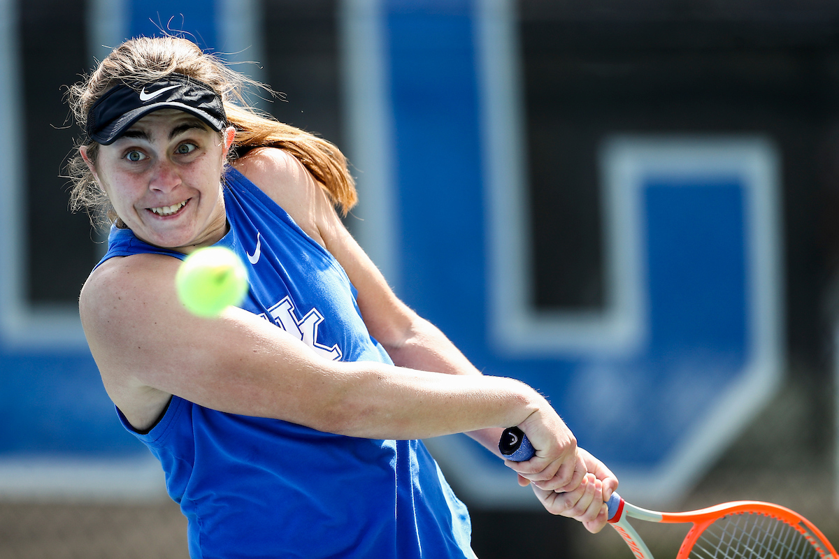 Flor Urrutia.

Kentucky loses to South Carolina 4-2.

Photos by Chet White | UK Athletics