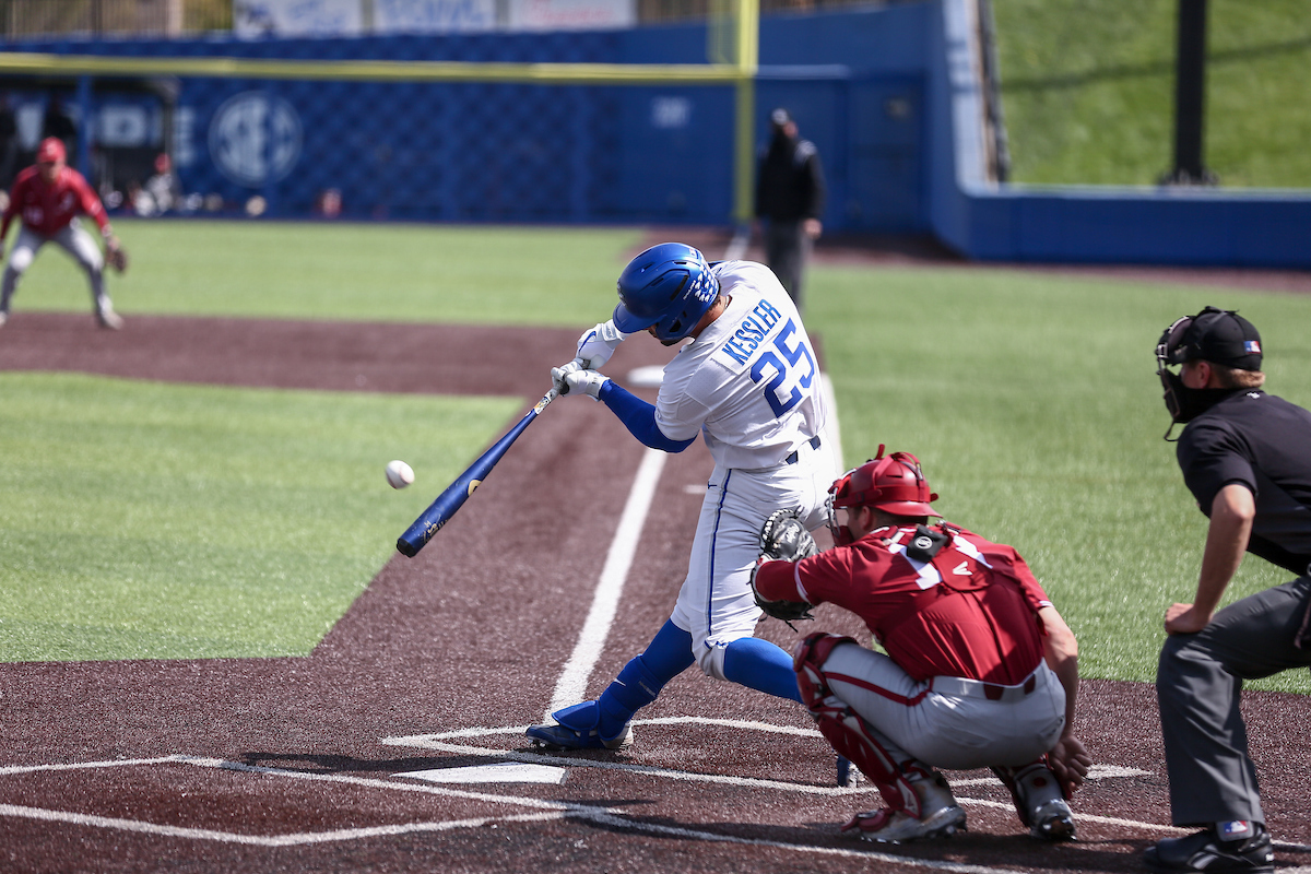 Coltyn Kessler.

Kentucky beats Alabama 11 - 0.

Photo by Sarah Caputi | UK Athletics