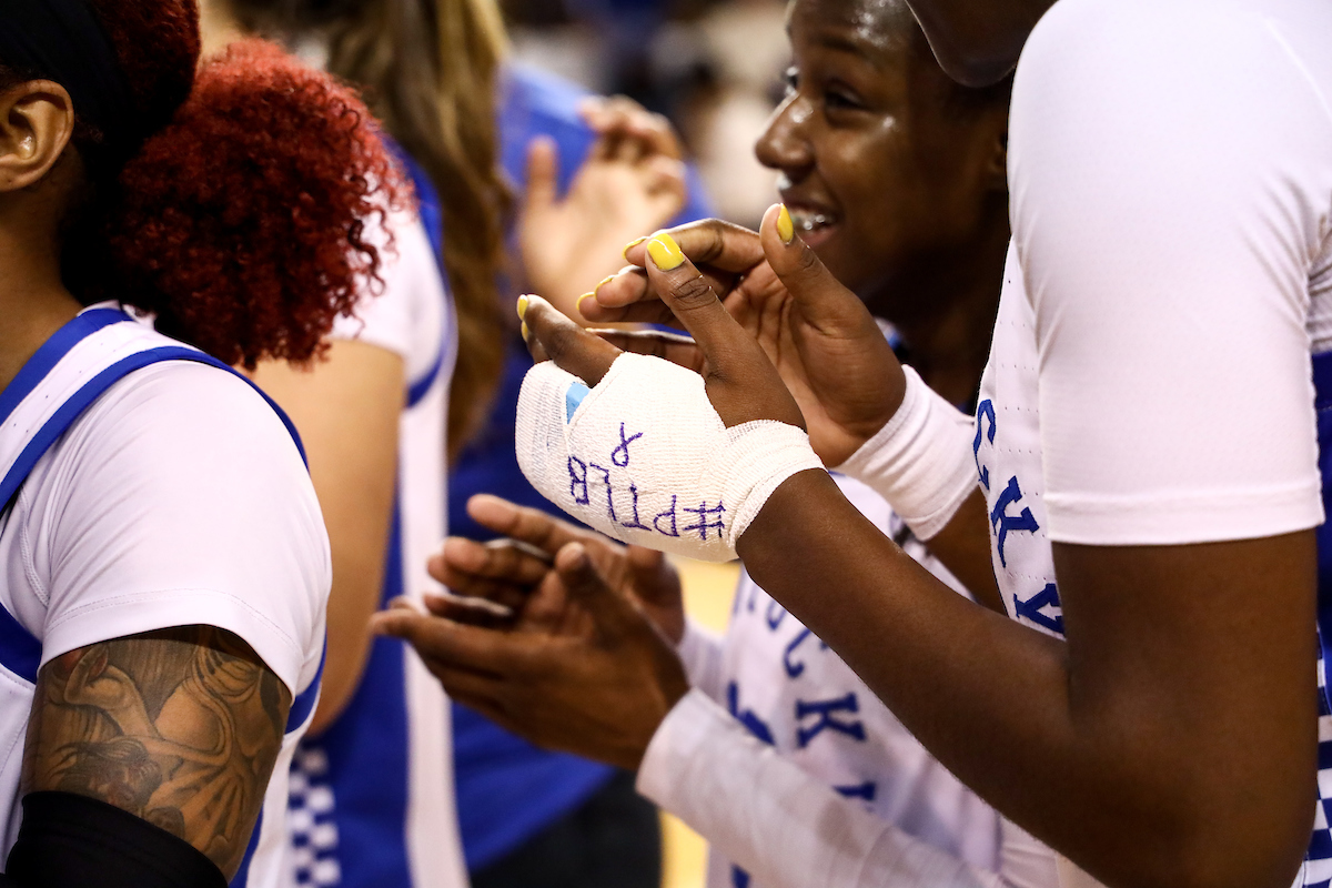 Rhyne Howard. 

Kentucky beat Mississippi State 73-62.

Photo by Eddie Justice | UK Athletics