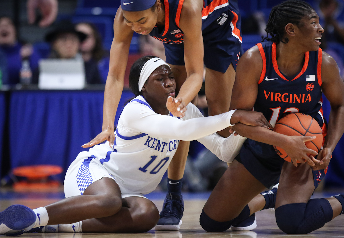 Rhyne Howard. 

UK women's basketball beat Virginia 63-51 at Rupp Arena on Thursday, November 15th, 2018.

Photo by Eddie Justice | UK Athletics