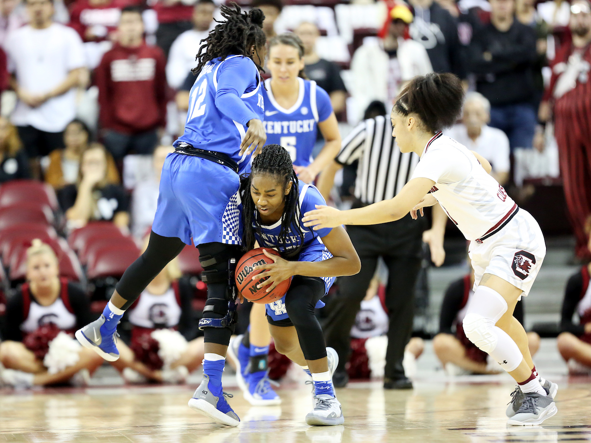 Taylor murray 

The UK Women's Basketball team beat South Carolina.
Photo by Britney Howard | UK Athletics