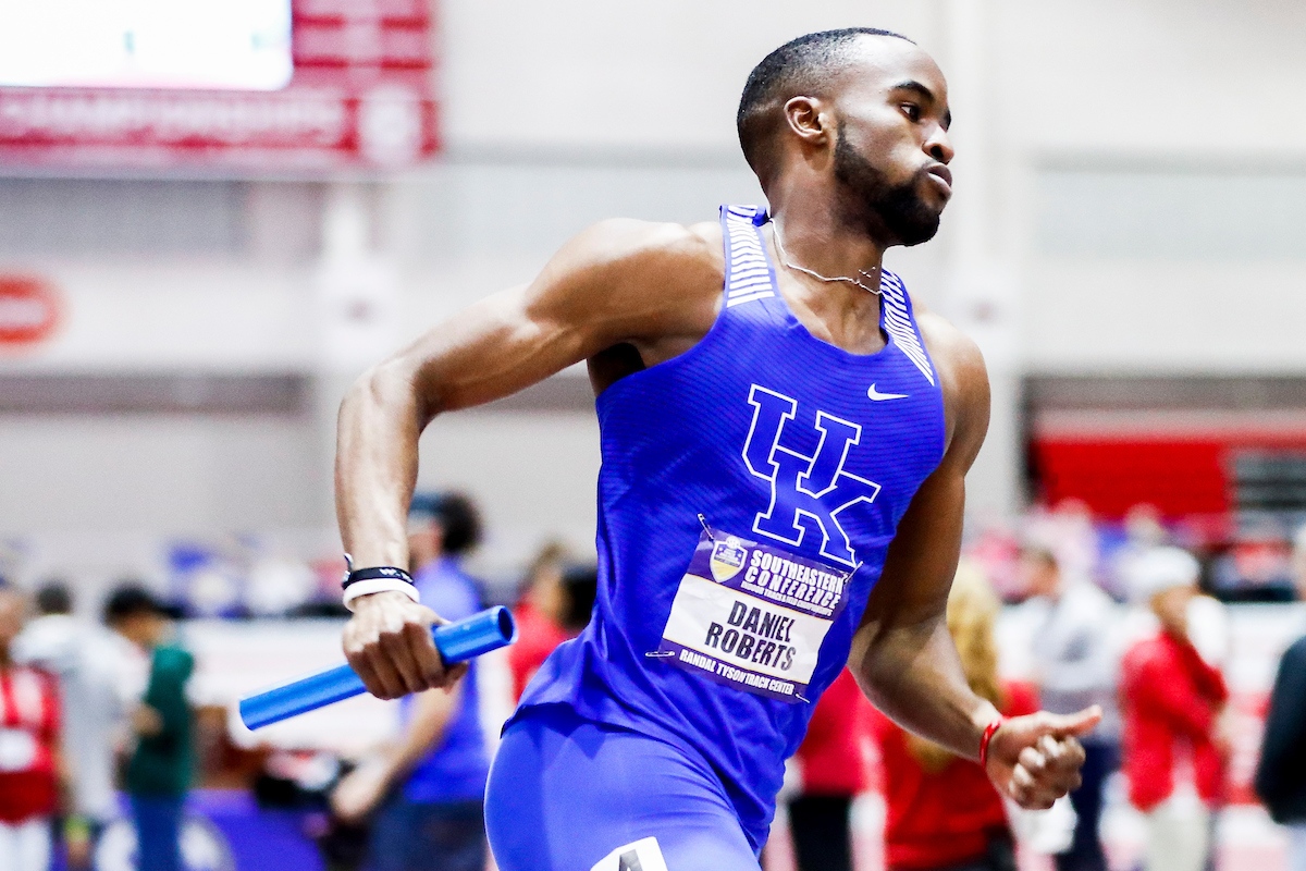 Daniel Roberts.

Day two of the 2019 SEC Indoor Track and Field Championships.

Photo by Chet White | UK Athletics