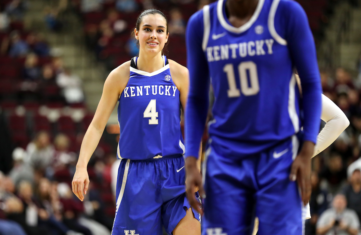 The UK Women's Basketball falls to Texas A&M. 
Photo by Hannah Phillips  | UK Athletics