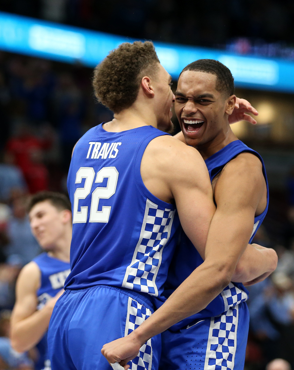Reid Travis and PJ Washington. 

UK beats to UNC 80-72. 


Photo By Barry Westerman | UK Athletics