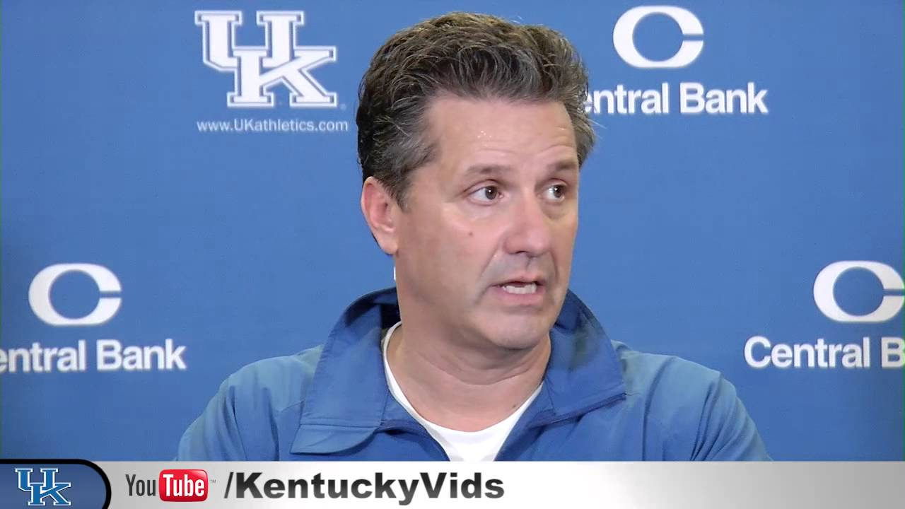 Kentucky Wildcats TV: Coach Calipari Pre-Lafayette Press Conference