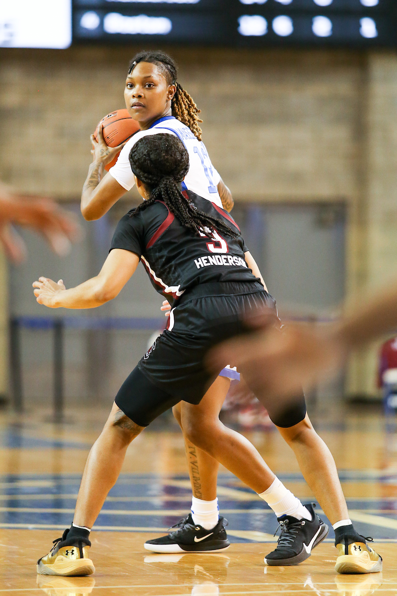 Jazmine Massengill.

Kentucky falls to South Carolina 75-70.

Photo by Hannah Phillips | UK Athletics