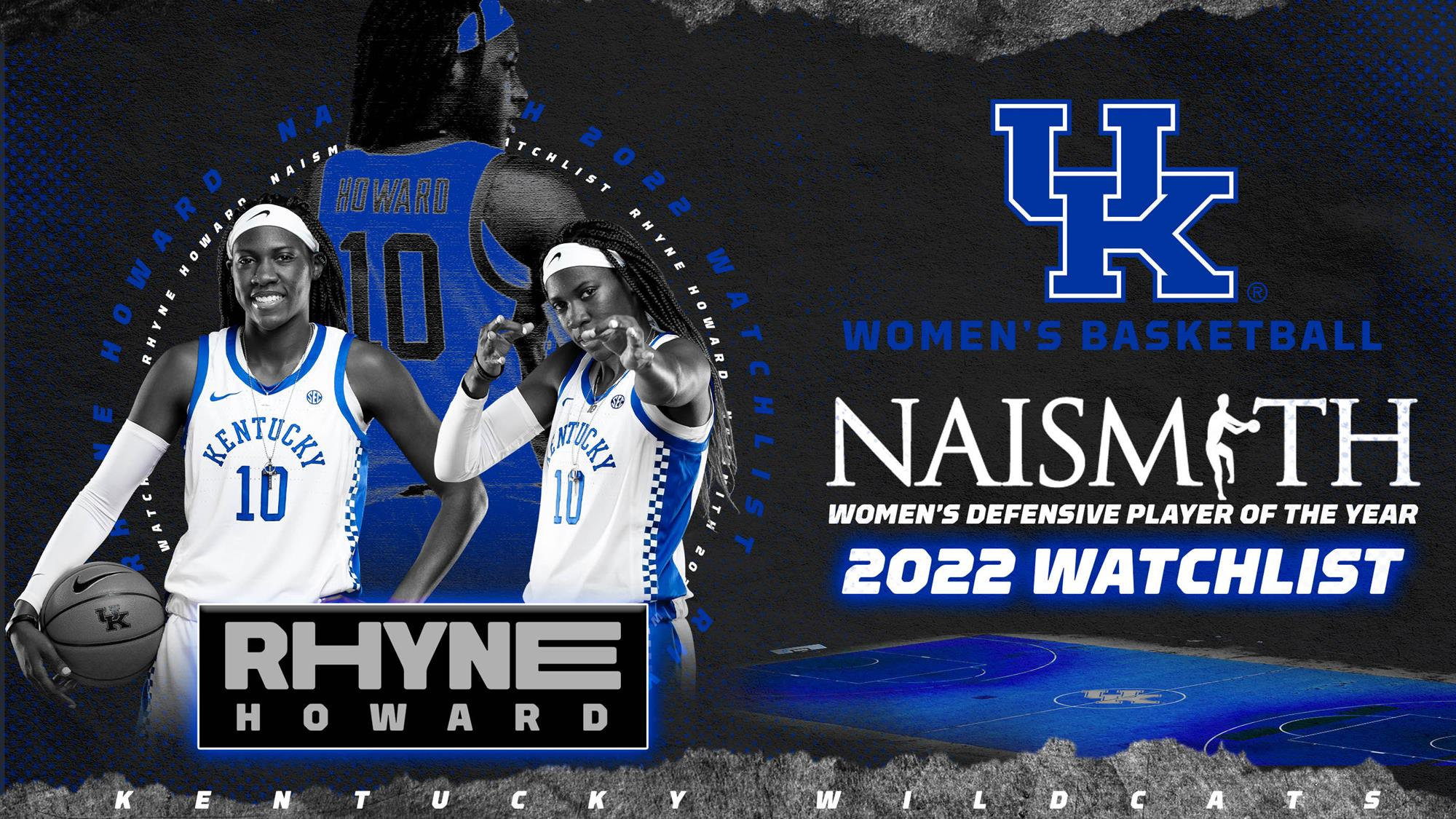 Rhyne Howard on Naismith Women’s Defensive Player of the Year Watch List
