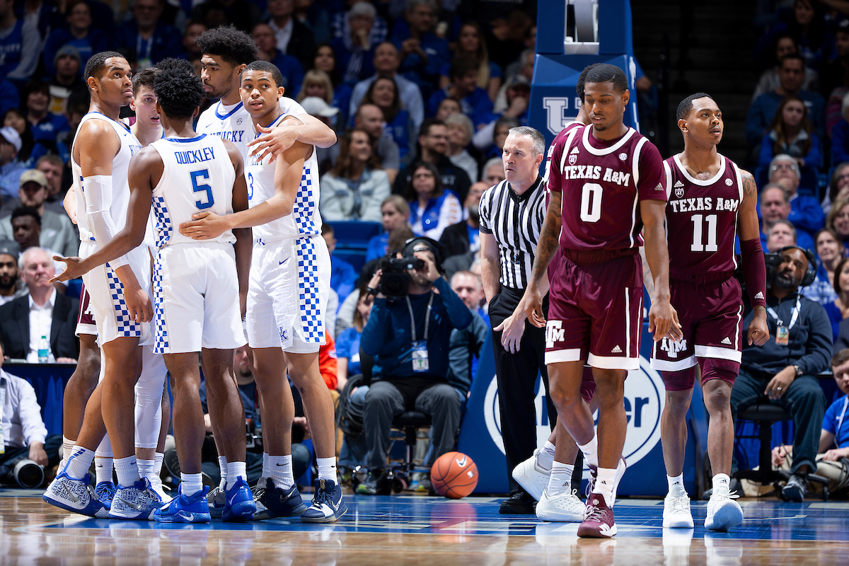 Team. Keldon Johnson.

Kentucky beat Texas A&M 85-74 on Tuesday, January 8, 2019.

Photo by Chet White | UK Athletics