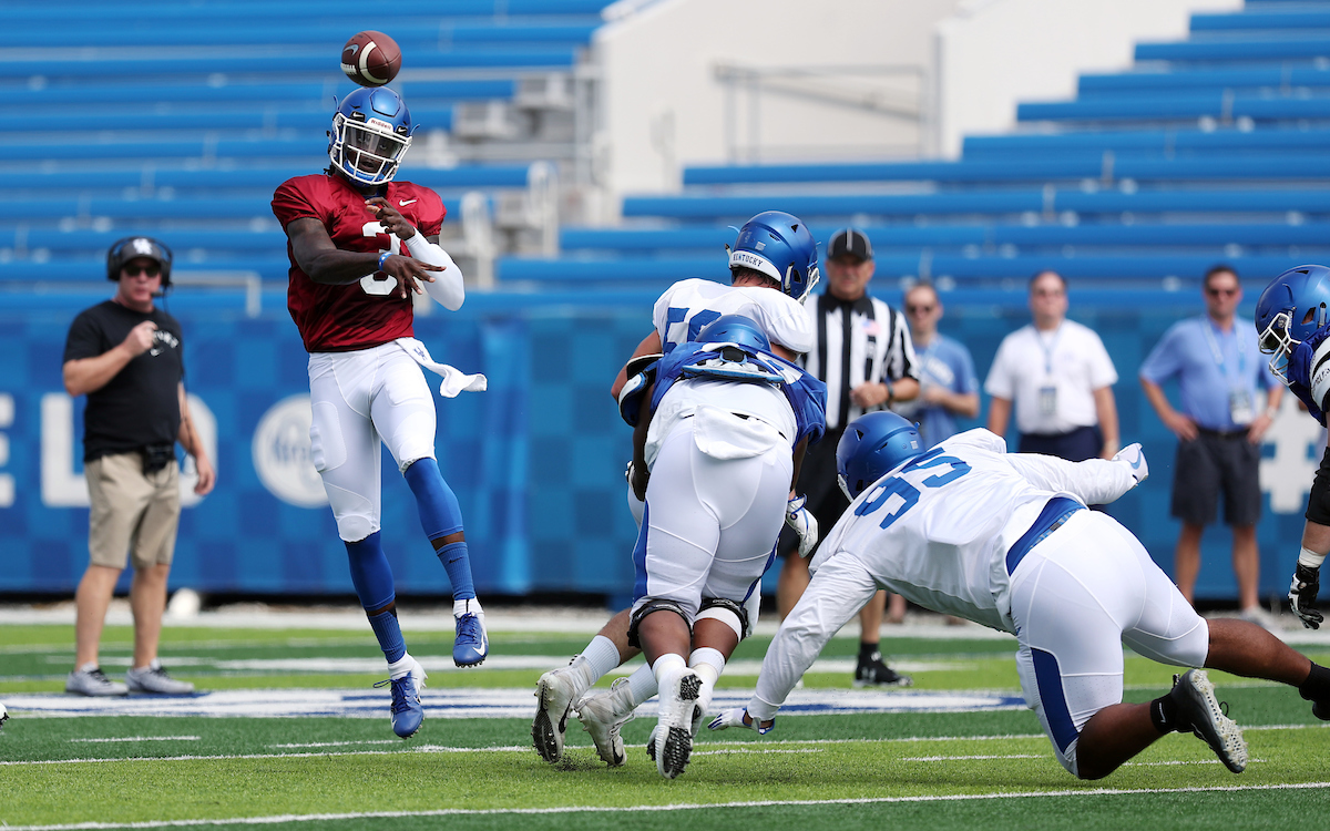 Football training camp Saturday, August 11,  2018. 

Photo by Britney Howard | UK Athletics