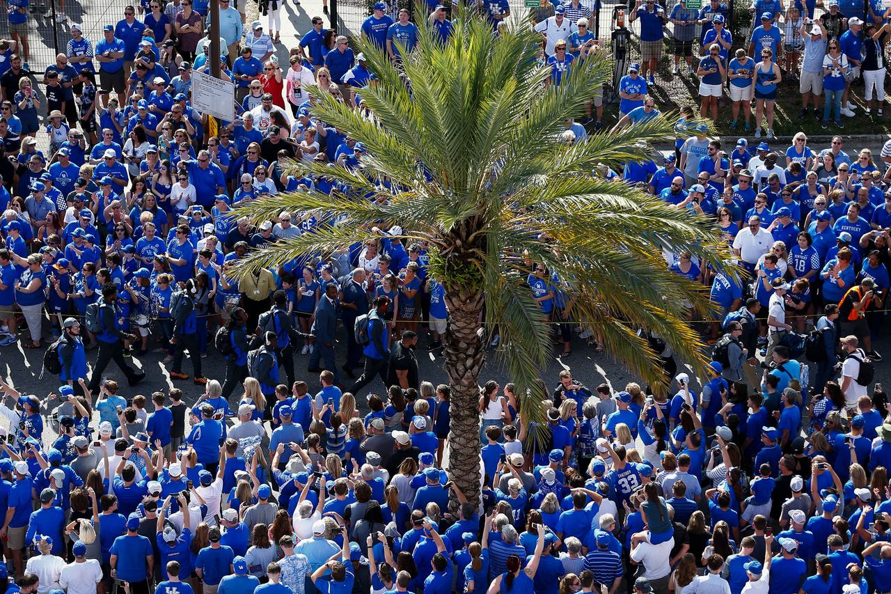 

2018 Citrus Bowl pep rally.

Photo by Chet White | UK Athletics