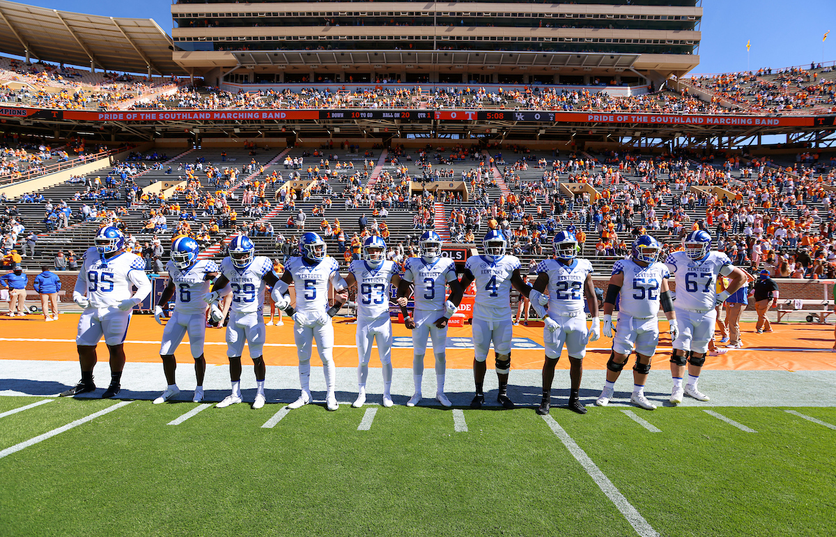 UK Team Captains

UK defeats Tennessee 34-7

Photo By Jacob Noger | UK Football