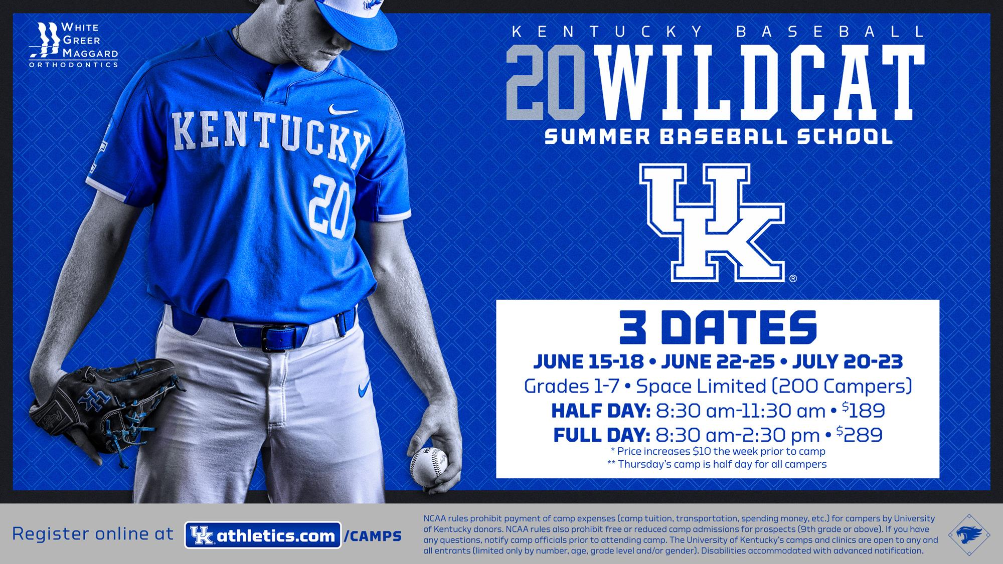2020 Summer Wildcat Baseball Camps