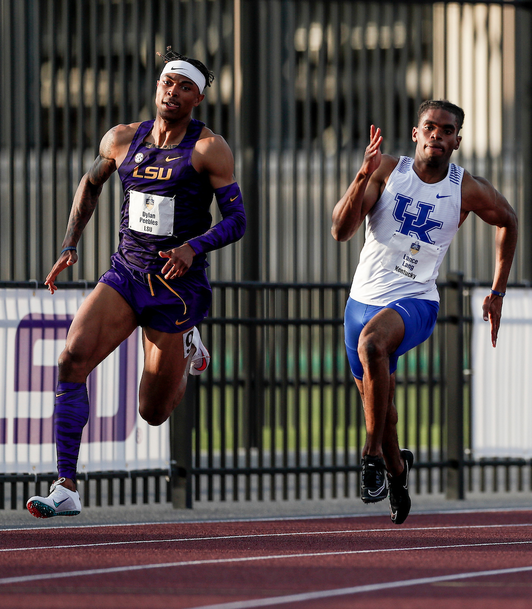 Lance Lang.

Day one of the 2021 SEC Track and Field Outdoor Championships.

Photo by Chet White | UK Athletics