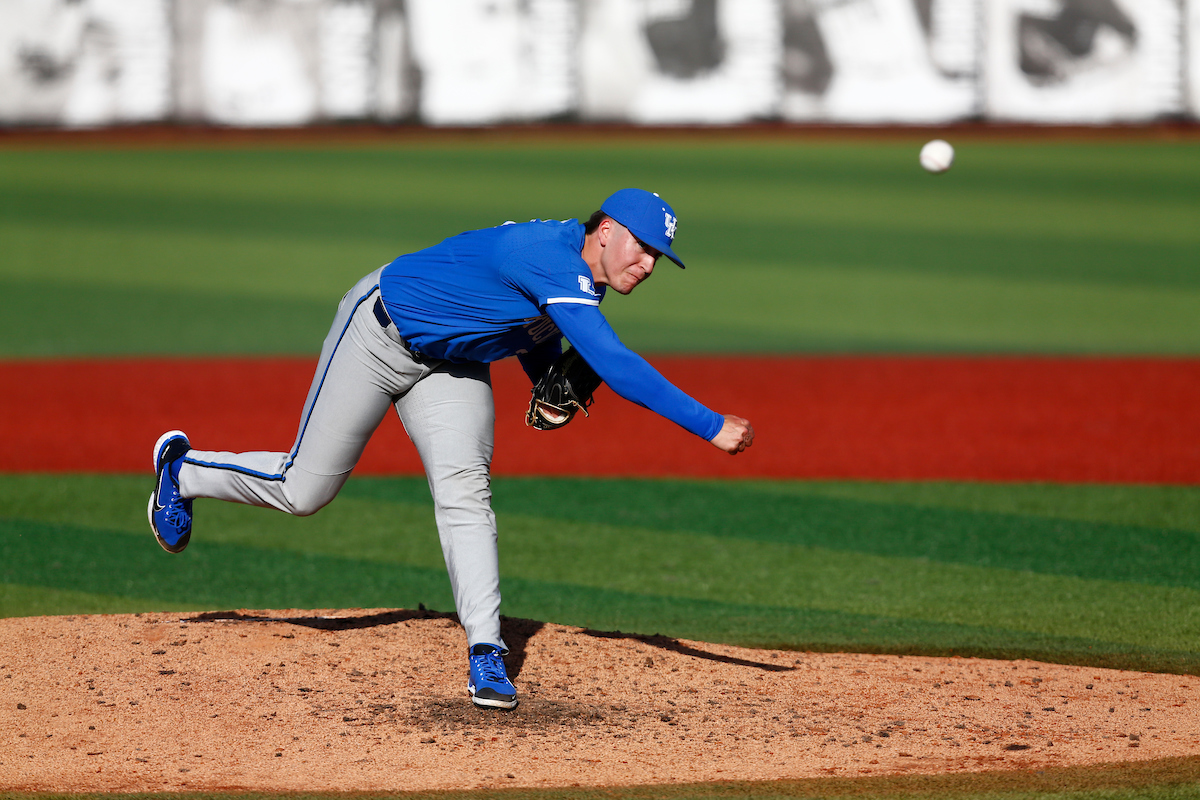 Wyatt Hudepohl. 

Kentucky falls to Louisville 4-2. 

Photo By Barry Westerman | UK Athletics