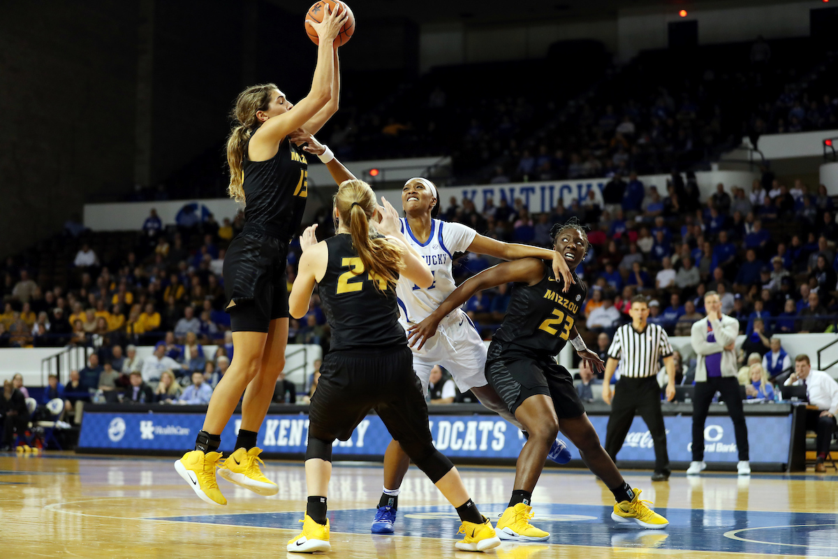 Tatyana Wyatt

The UK Women's Basketball team beats Mizzou. 

Photo by Britney Howard  | UK Athletics