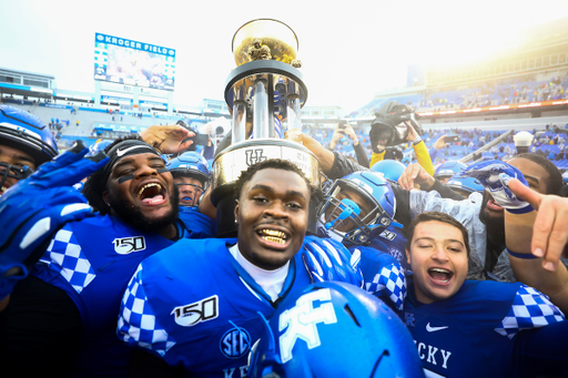 Governors Cup.

UK beat UofL 45-13.

Photo by Chet White | UK Athletics