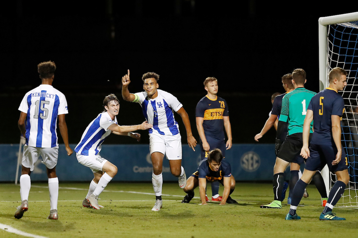 JJ Williams.

Kentucky men's soccer beat ETSU 3-0.

Photo by Chet White | UK Athletics