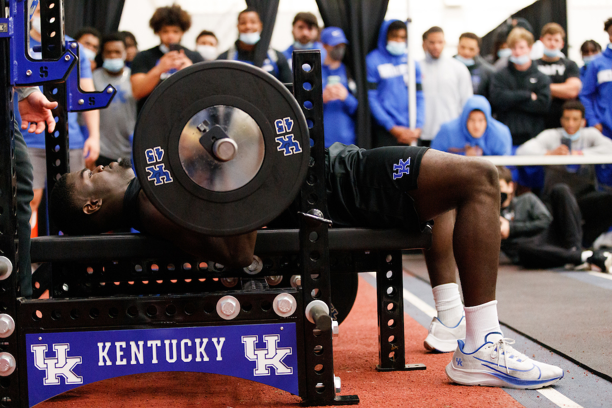 Jamin Davis.

Kentucky football Proday.

Photo by Elliott Hess | UK Athletics
