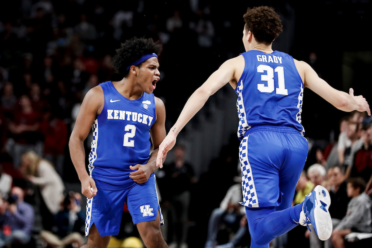 Sahvir Wheeler. Kellan Grady.

Kentucky beat South Carolina 86-76.

Photos by Chet White | UK Athletics