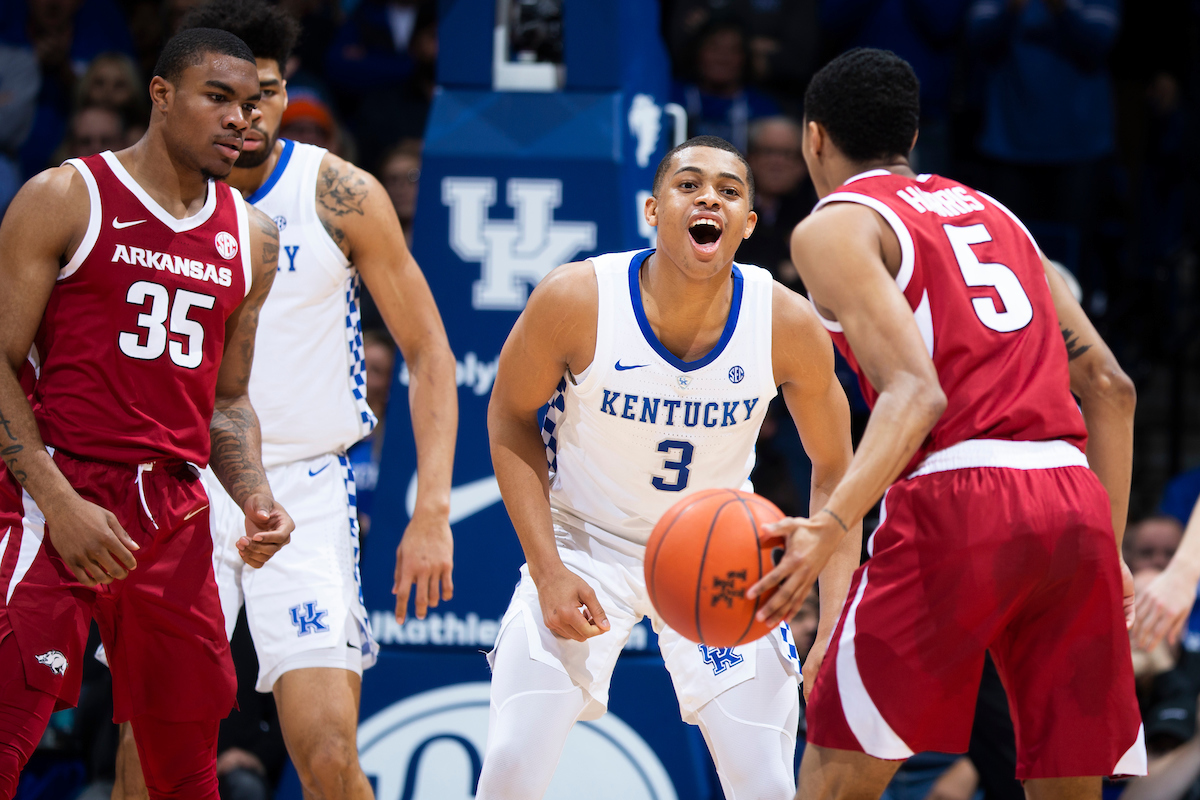 Keldon Johnson.

Kentucky beat Arkansas 70-66.

Photo by Chet White | UK Athletics