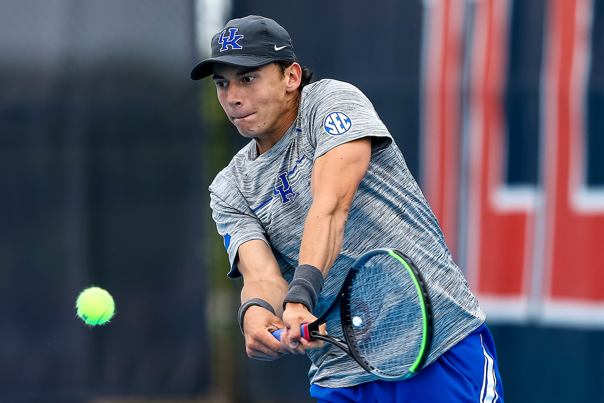 Francois Musitelli.

Kentucky falls to Virginia 4-0 at the National Championship.

Photo by Eddie Justice | UK Athletics