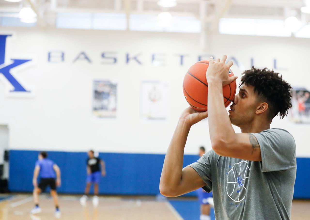 Dontaie Allen.

Summer practice.

Photo by Chet White | UK Athletics