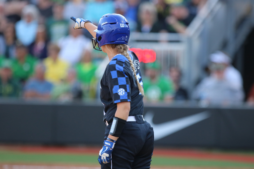 The University of Kentucky softball team in action against The University of Oregon in the first game of the NCAA Super Regional series on Thursday, May 24th, 2018, at the Jane Sanders Stadium in Eugene, OR.

Photos by Noah J. Richter I UKAthletics