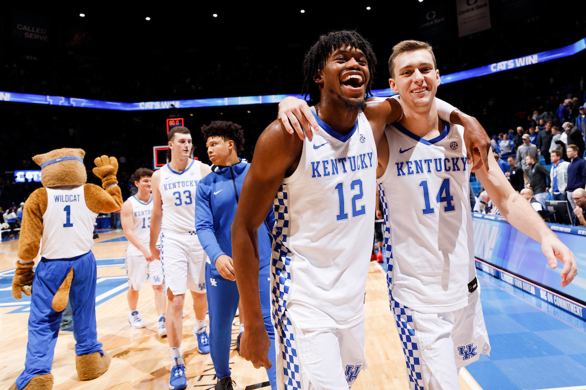 Keion Brooks Jr. Brennan Canada.

Kentucky beat Lamar 81-56.


Photo by Elliott Hess | UK Athletics