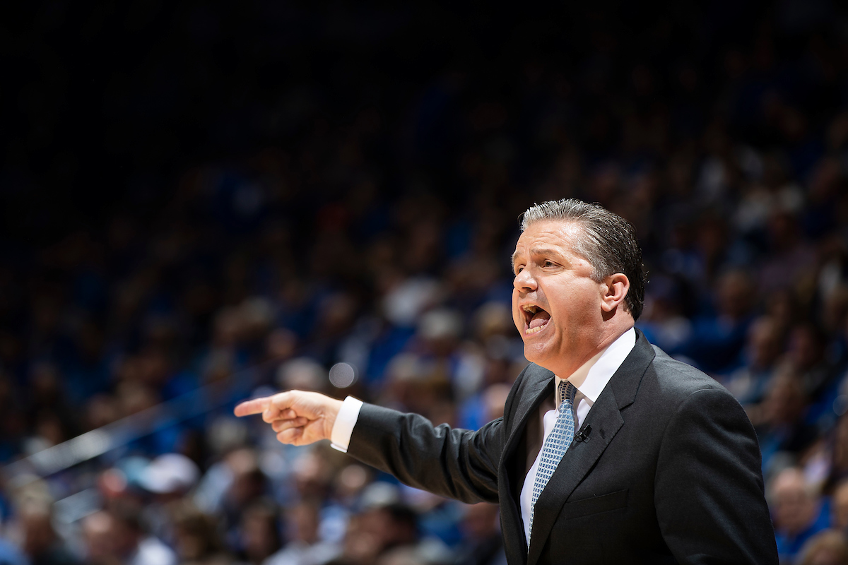 John Calipari.

The University of Kentucky men's basketball team beats South Carolina 76-48.

Photo by Chet White| UK Athletics