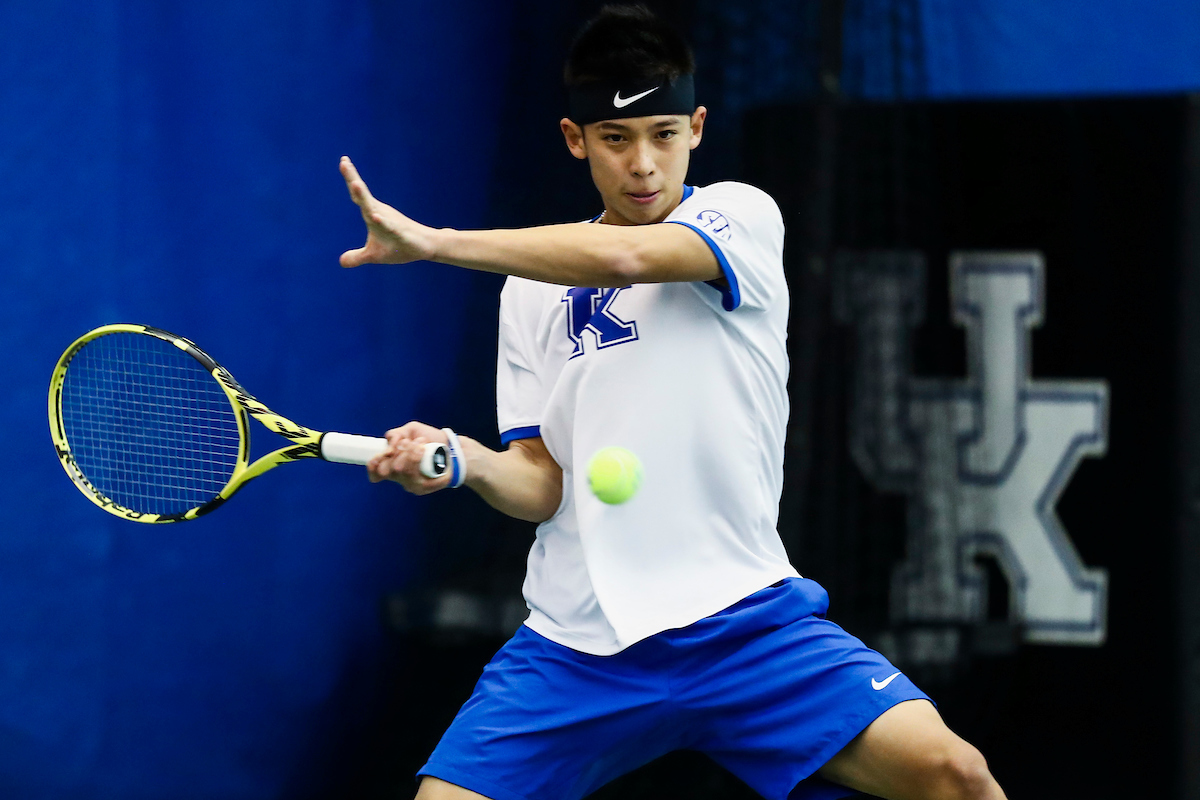 Ying-Ze Chen.

Kentucky beat Memphis 4-1.

Photo by Chet White | UK Athletics