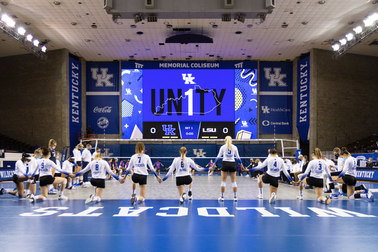 Team.

Kentucky sweeps LSU 3 - 0

Photo by Grant Lee | UK Athletics