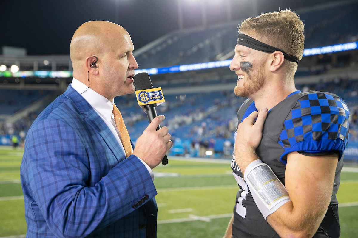 Will Levis.

UK beat LSU 42-21.

Photo by Grant Lee | UK Athletics