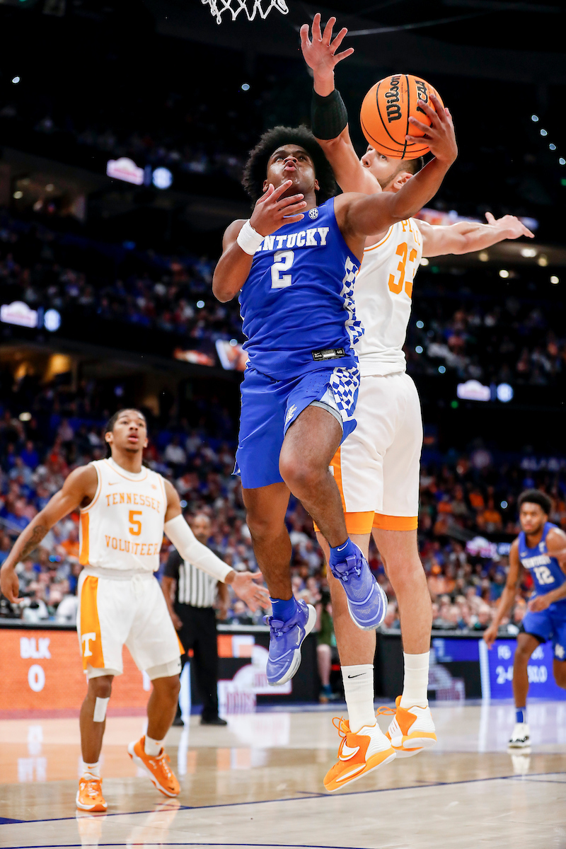 Sahvir Wheeler.

Kentucky loses to Tennessee 69-62.

Photos by Chet White | UK Athletics