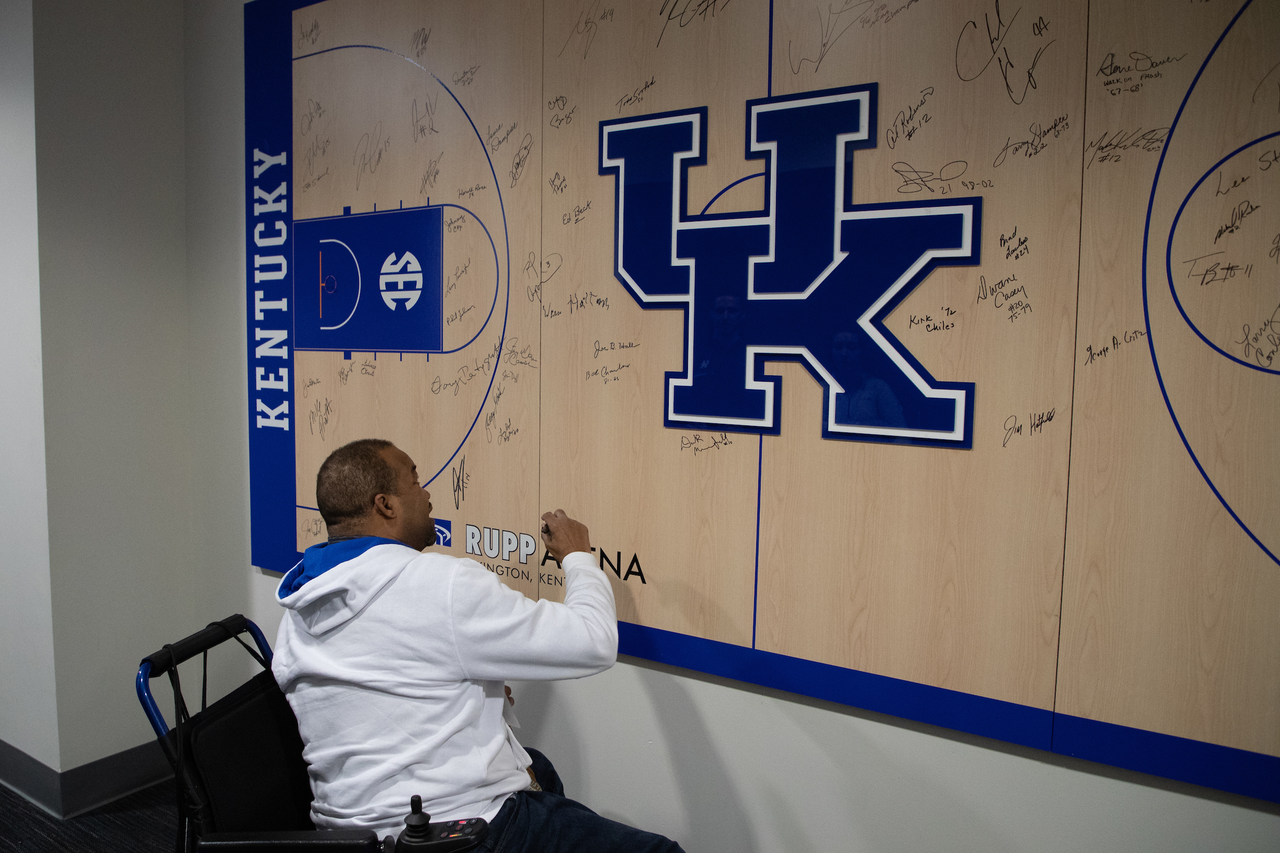 Reggie Warford

Men's Basketball Reunion Weekend.  Photo by Mark Mahan