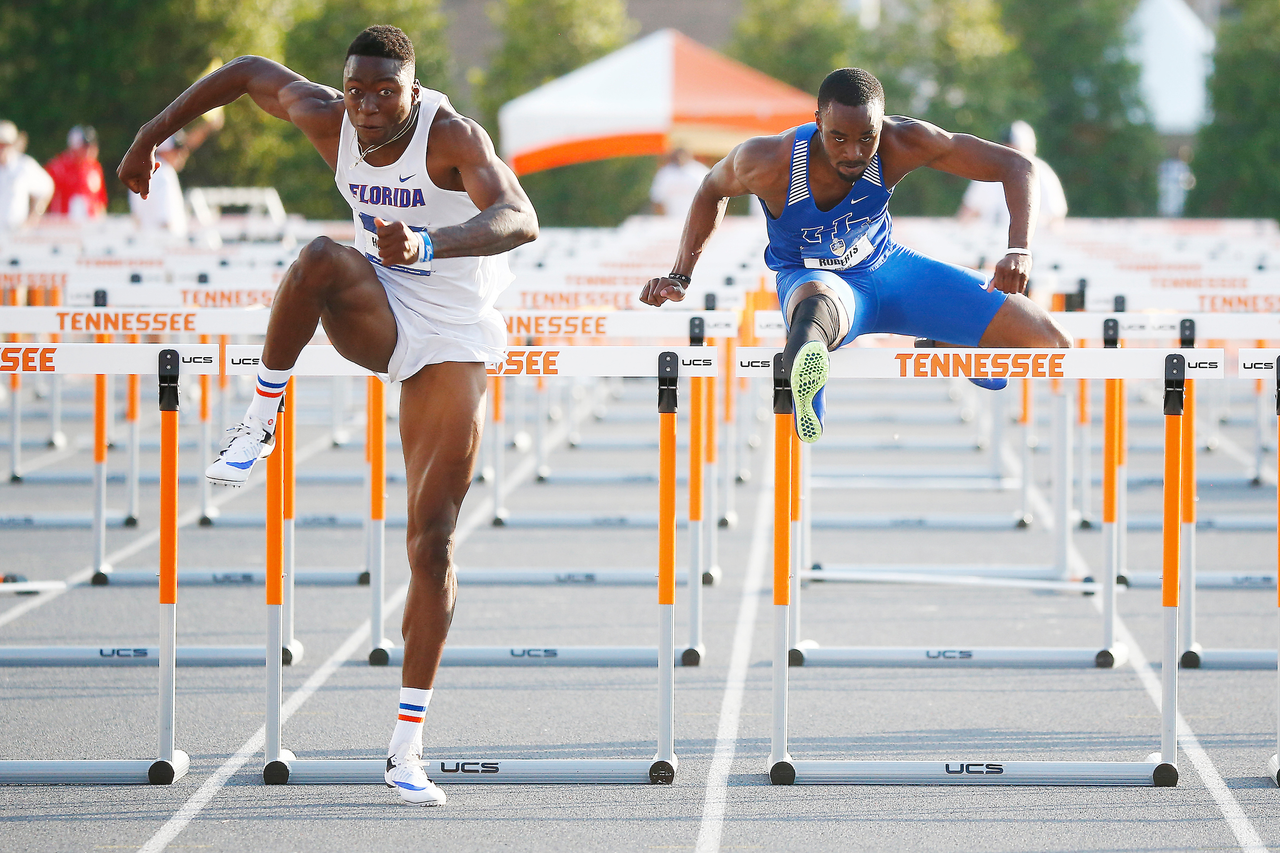 Daniel Roberts.

Day three of the 2018 SEC Outdoor Track and Field Championships on Sunday, May 13, 2018, at Tom Black Track in Knoxville, TN.

Photo by Chet White | UK Athletics
