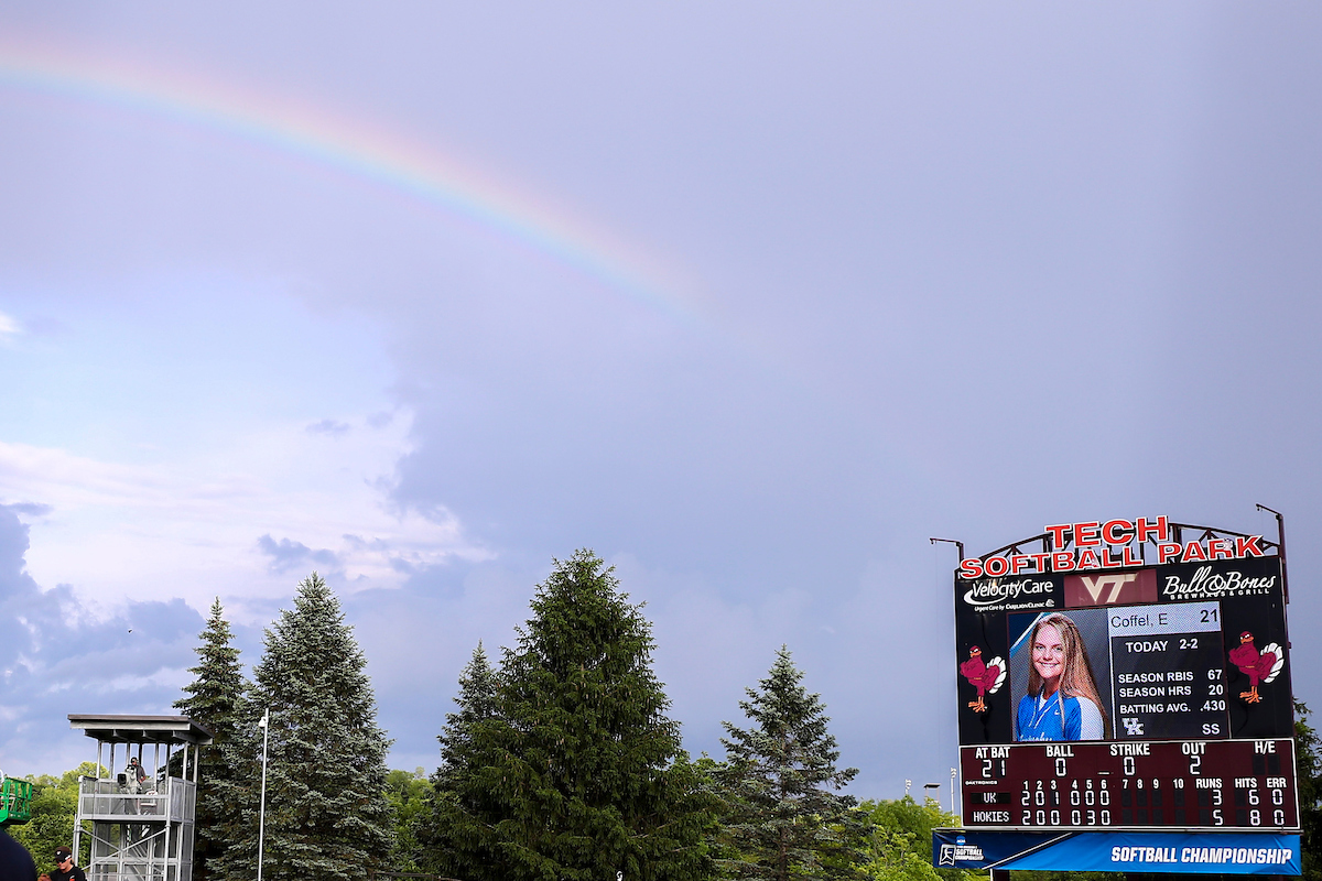 Erin Coffel.

Kentucky falls Virginia Tech 4-5.

Photo by Grace Bradley | UK Athletics