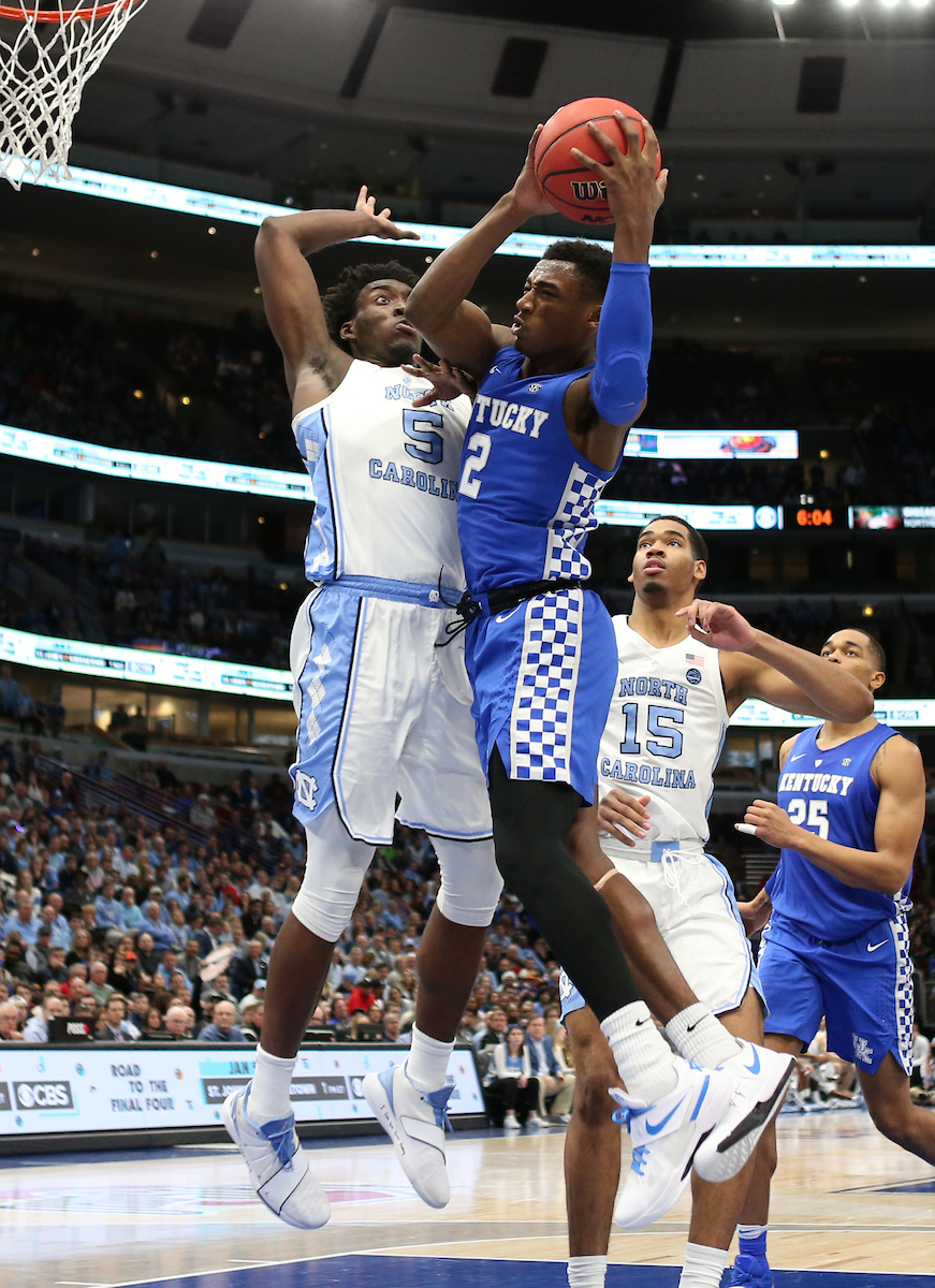 Ashton Hagans. 

UK beats to UNC 80-72. 


Photo By Barry Westerman | UK Athletics