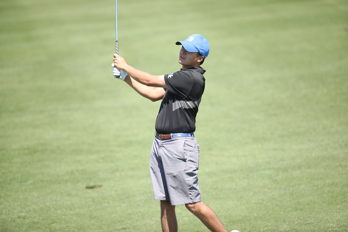 Kentucky during the first round of the SEC Championship at Sea Island Golf Club on St. Simons Island, Ga., on Wednesday, April 21, 2021. (Photo by Steven Colquitt)