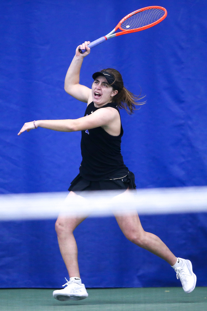 Florencia Urrutia.

Kentucky beats West Virginia 4-3.

Photo by Grace Bradley | UK Athletics
