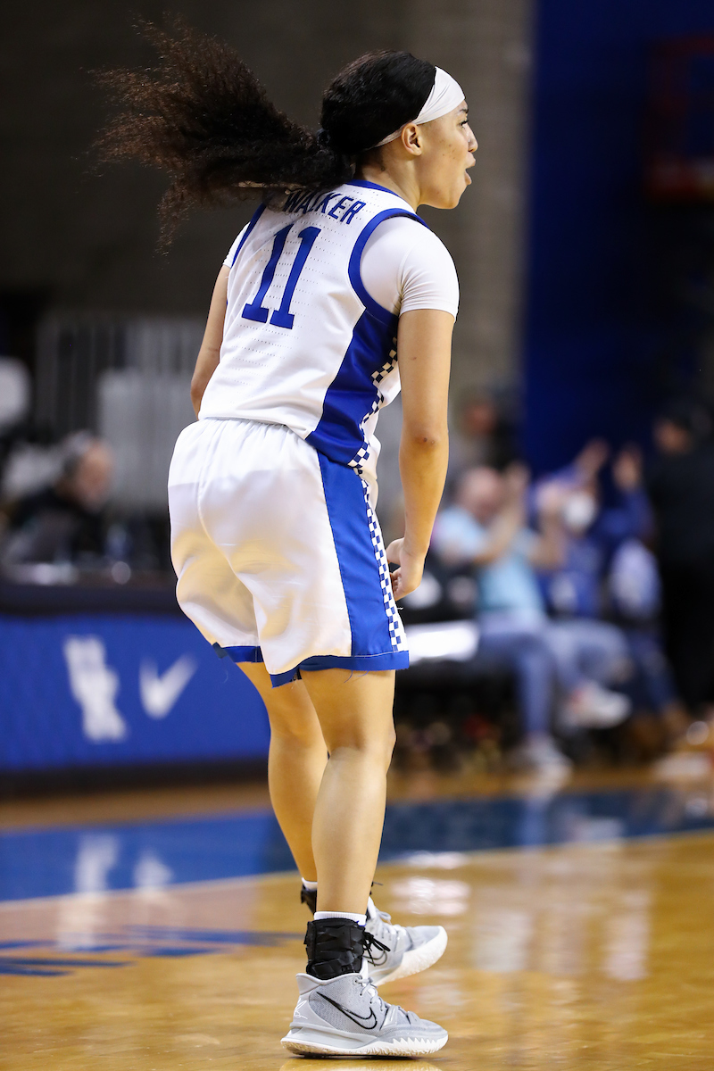 Jada Walker.

Kentucky beats Vanderbilt 69-65.

Photo by Tommy Quarles | UK Athletics