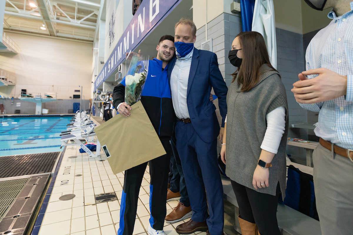 Kentucky Women's team beats Louisville 200.5-99.5
Kentucky Men's team falls to Louisville 111-188.

Photo by Grant Lee | UK Athletics