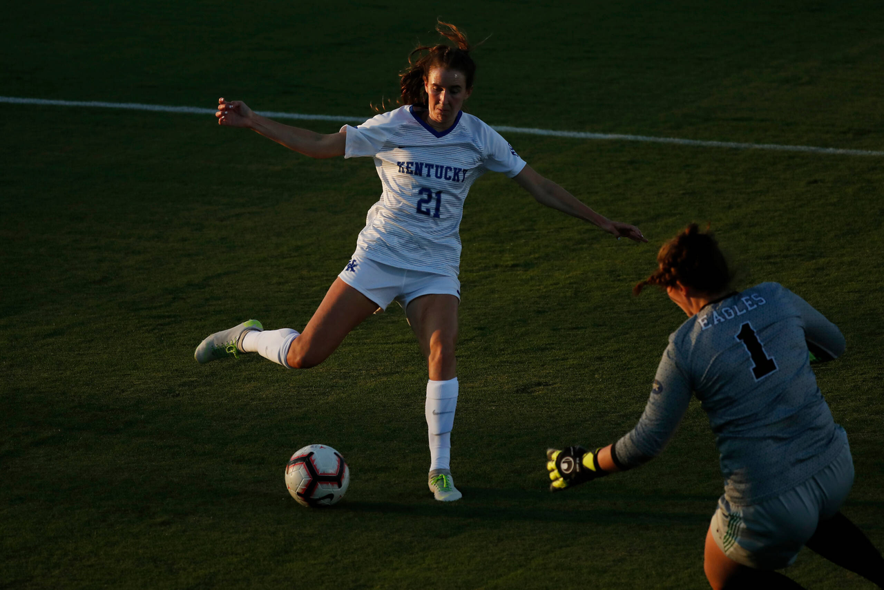 Eva Mitchell.

The Kentucky women's soccer team beat Morehead State 2-1.

Photo by Chet White | UK Athletics