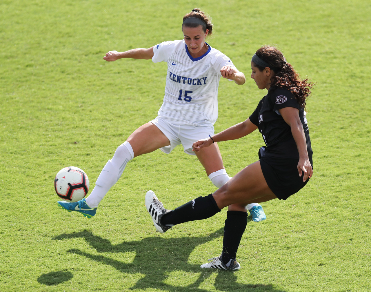 GINA CROSETTI.

The University of Kentucky women's soccer team falls to Eastern Kentucky 1-0 Sunday, September 2, at the Bell Soccer Complex in Lexington, Ky.

Photo by Elliott Hess | UK Athletics